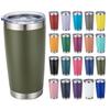 Custom Logo 20 Oz Multi-colored Stainless Steel Vacuum Insulated Tumbler Hot/cold Drink Beer Cup for Travel Coffee Mug