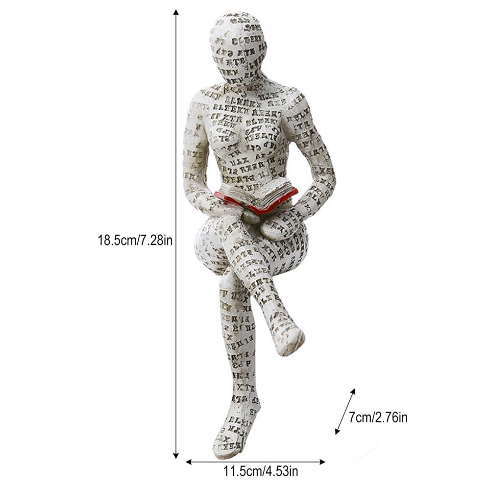 Nordischer Stil Harz Abstrakte Figur Skulptur Desktop Einfache Handwerkskunst Ornamente Statue Mumienfiguren Heim Wohnzimmer Dekoration