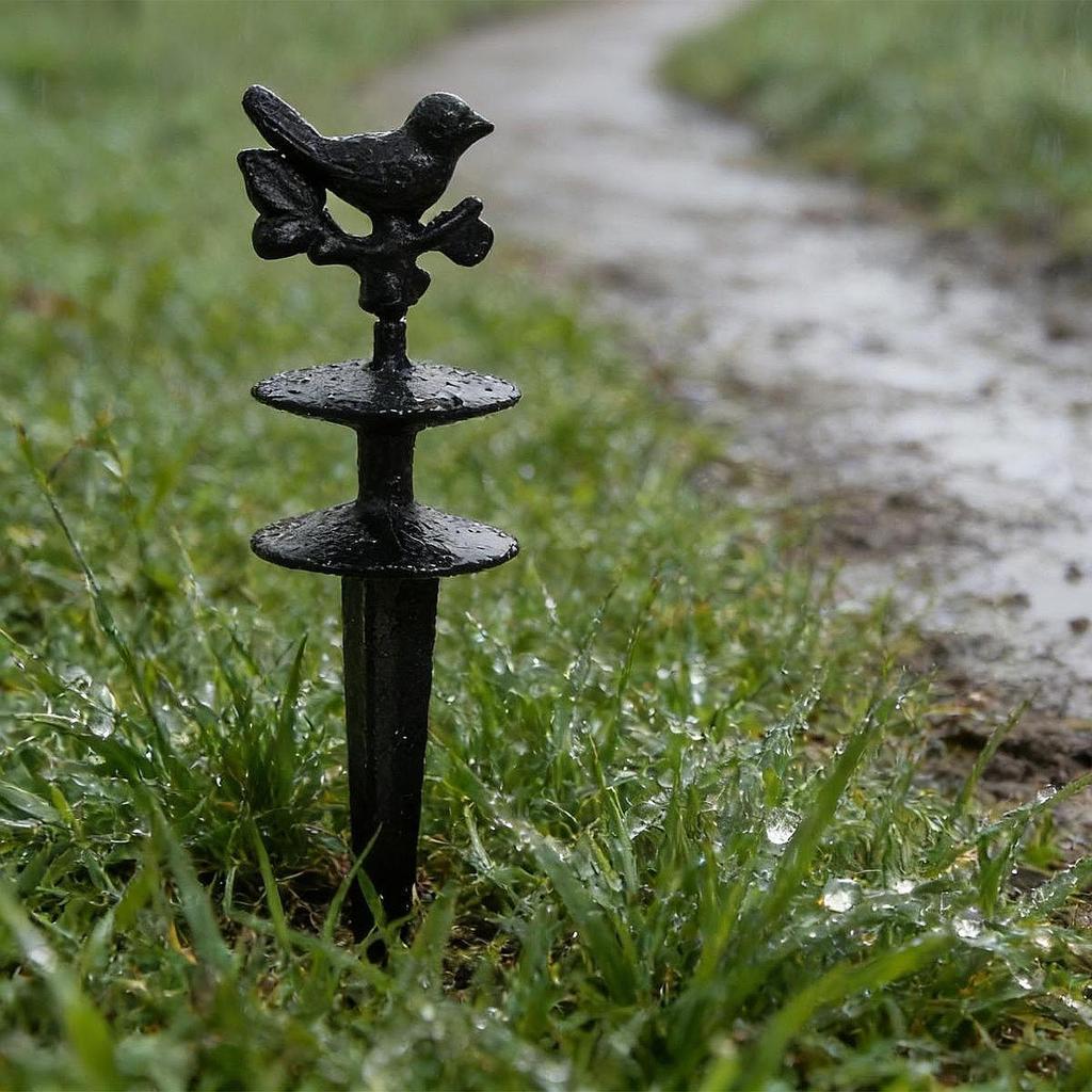 Kolczyk do prowadzenia węża ogrodowego, Dekoracyjny uchwyt na rurę, Rolka prowadząca do węża ogrodowego do roślin zewnętrznych