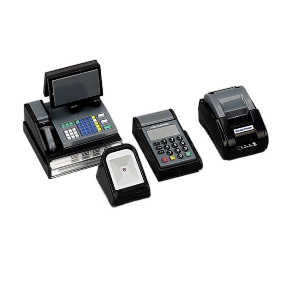 DIY Miniature Cash Register Mini Mini Supermarket Store Card Machine Doll House Scene Props
