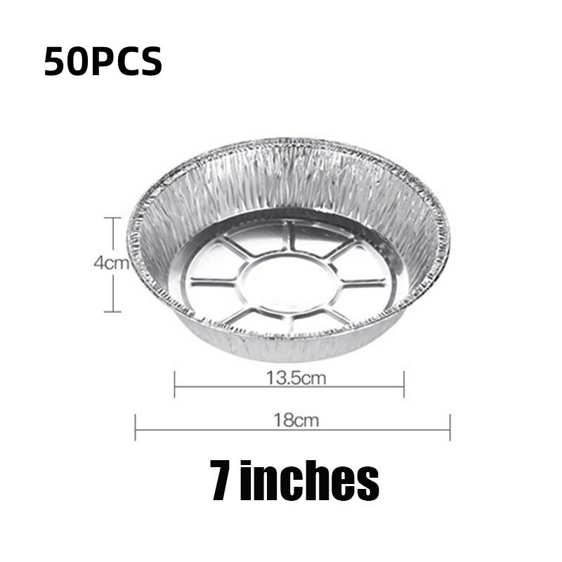 Air Fryer Disposable Paper Microwave Oil Foil Tin Steamer Mat Aluminum Food Tray Container Non-stick Baking Tin Foil Plate