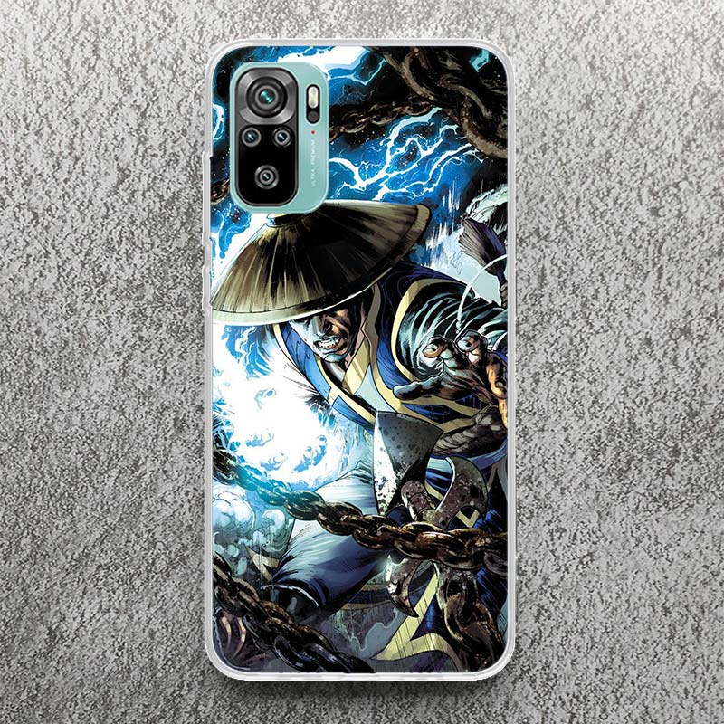 Mortal Kombat Phone Case For Xiaomi Redmi Note 14 13 12S 12 10 10S 11 11S 11E Pro Plus 11T 14Pro Soft Silicone Shell Note 13 12S