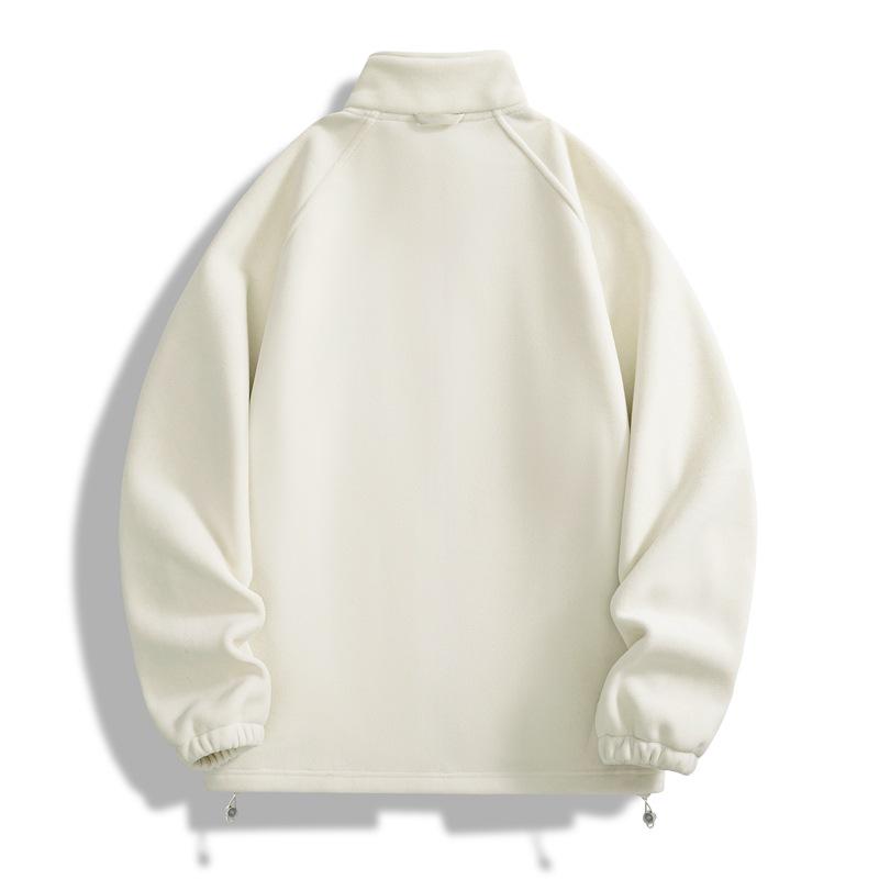 Beijia Unisex Stand Collar Fleece Jacket - Casual Dopamine Sportswear