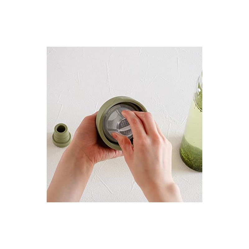 HARIO Filter-in Bottle, 750ml capacity, Smoky Green, Made in Japan, Gift, Present, FIB-75-SG