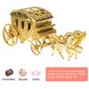 Elegant Silver Carriage Shaped Wedding Favor Boxes Perfect For Storing Candies Small Gifts Party Favors Decorations