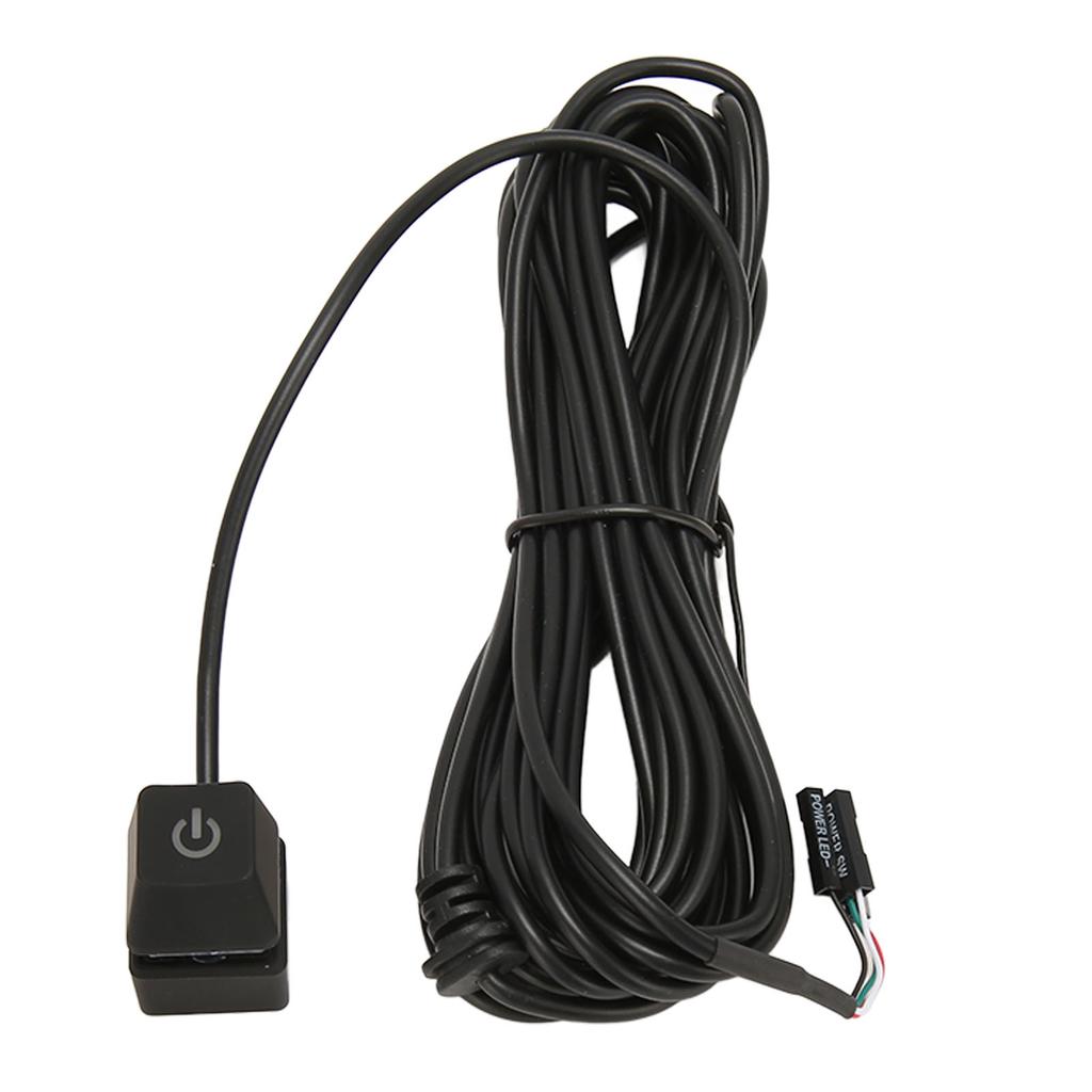 PC Power Button Extension External Flexibility PC Power Switch Power Supply Control Adapter Cable Computer Host Button