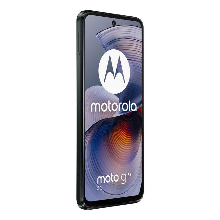 Motorola Moto G55 - 5G smartphone - SIM doble - RAM 8 GB / Memoria interna 256 GB - microSD slot - pantalla LCD - 6.49" - 2400 x