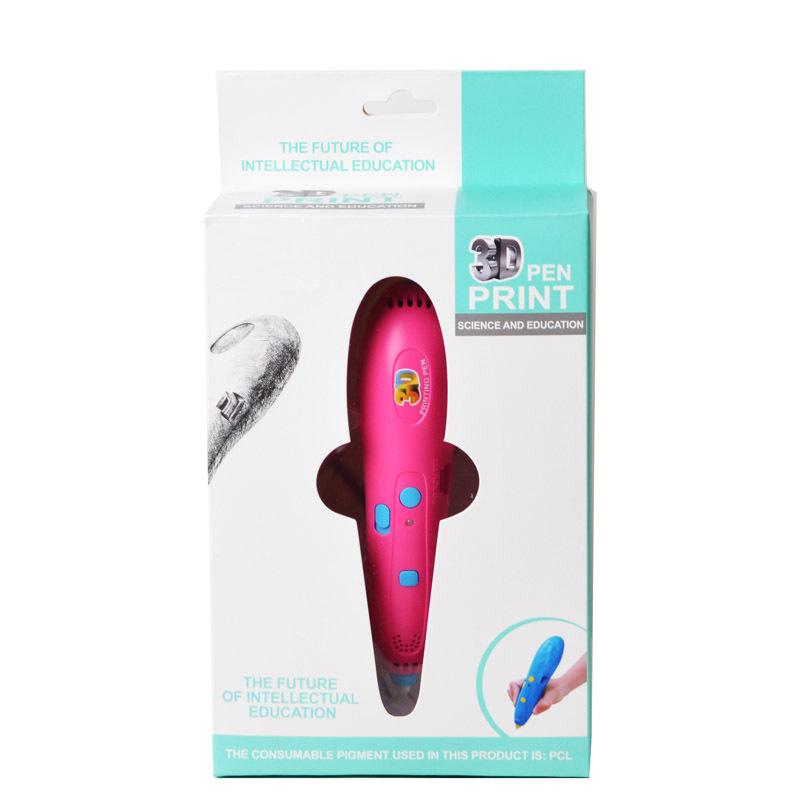 Zhile PCL Low-Temperature 3D Printing Pen - USB Rechargeable, Wireless Graffiti Tool for Students and Children.