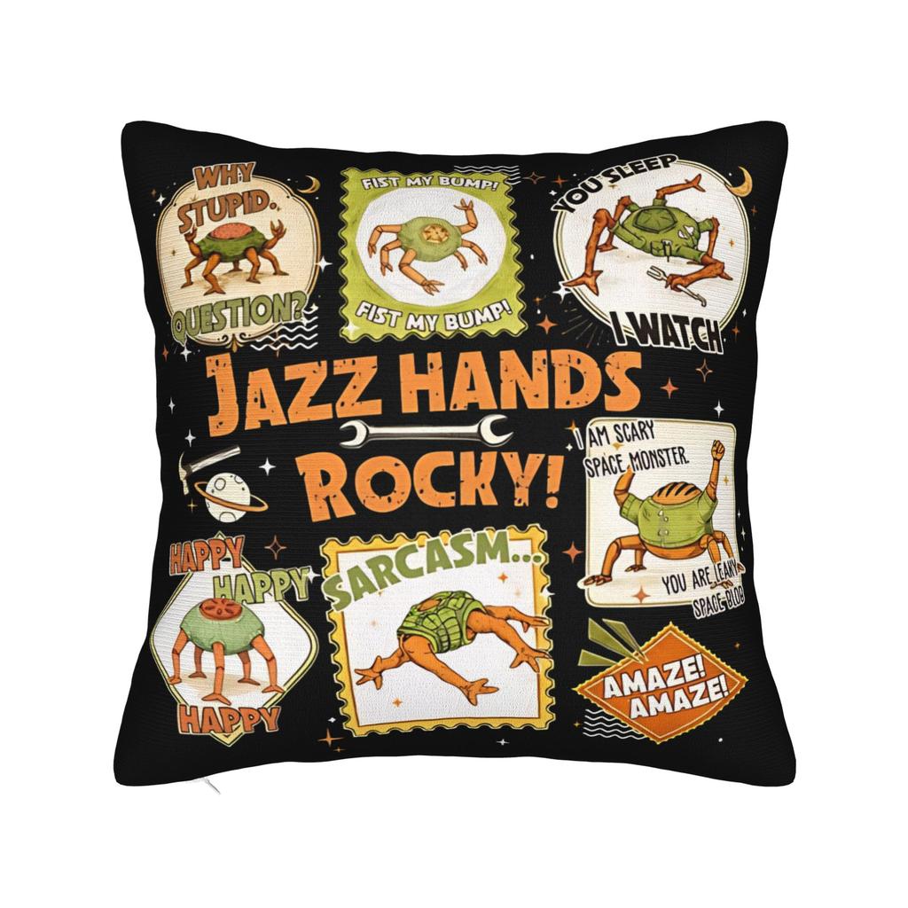 Decorative Pillow Covers Rocky Amaze Project Hail Mary Rocky Inspired Sci Fi Product Sofa Throw Pillow Case Cover Multi-Size