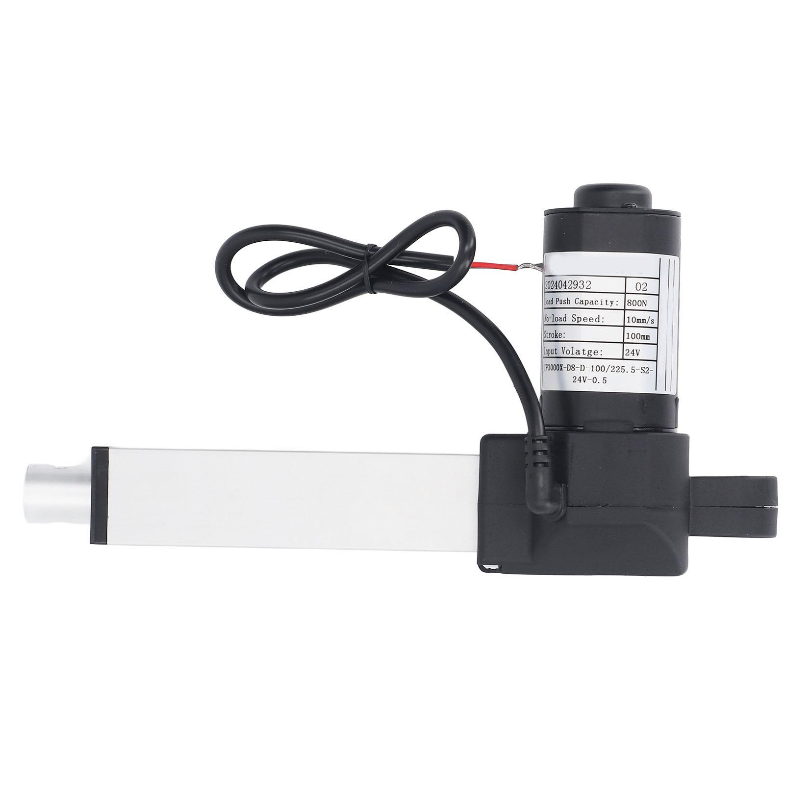 Electric Linear Actuator 800N 10mm s 100mm Stroke Linear Motion Actuator with End Limit Switch for Electric Bed Sofa