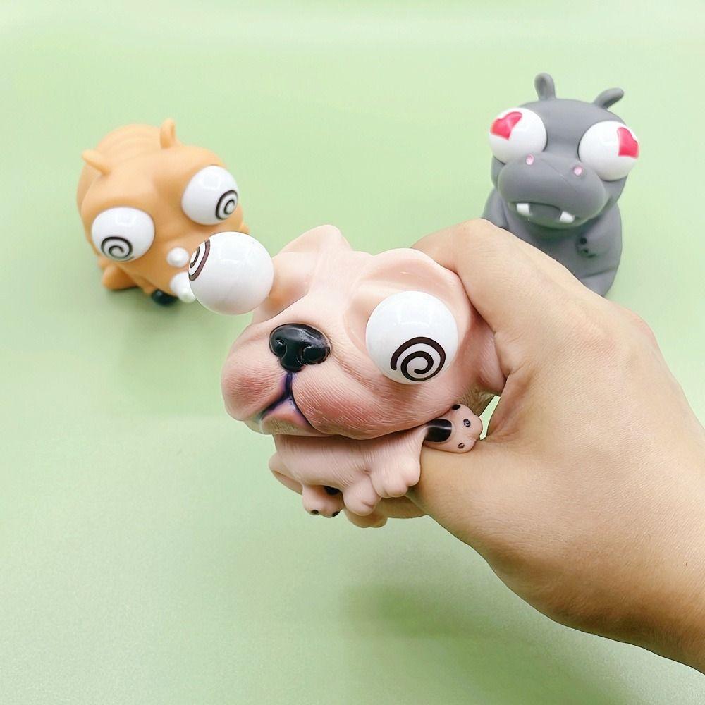 

Мягкий взрыв глаз животных TPR игрушка с медленным отскоком Непоседа сжимает растягивающийся мяч хитрые игрушки