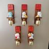 Hanging Decorative Wooden Door Bell Magnetic Delightful Sound Fridge Magnet Japanese Style Door Opening Shopkeepers Bell Fridge