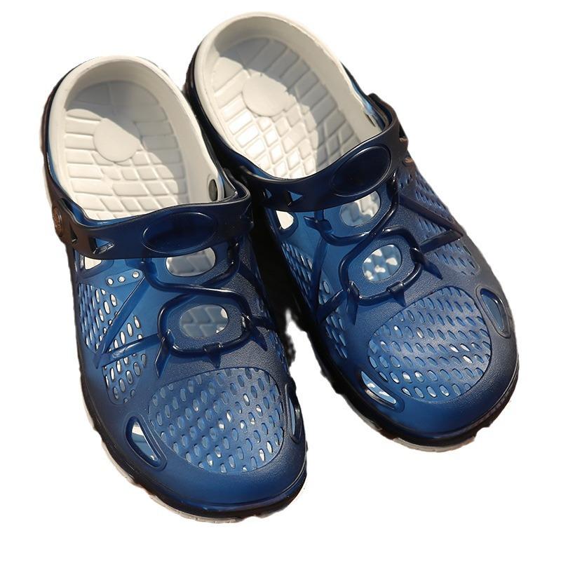 Summer Waterproof Beach Slippers Hot Sale Casual House Bathroom Slides Non Slip Outdoor Men's Shoes 2025 Fashion Men Slippers