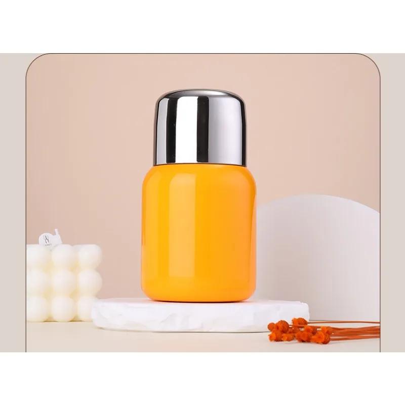 

Stainless Steel Children s Insulated Cup Female High Value Pocket Cup Car Portable Coffee Cups Coffee Mug Water Bottle 320ml жёлтый