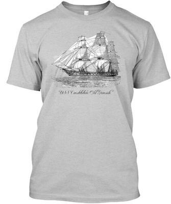 T-Shirt USS Constitution Old Ironside Made in USA Taglia dalla S alla 5XL