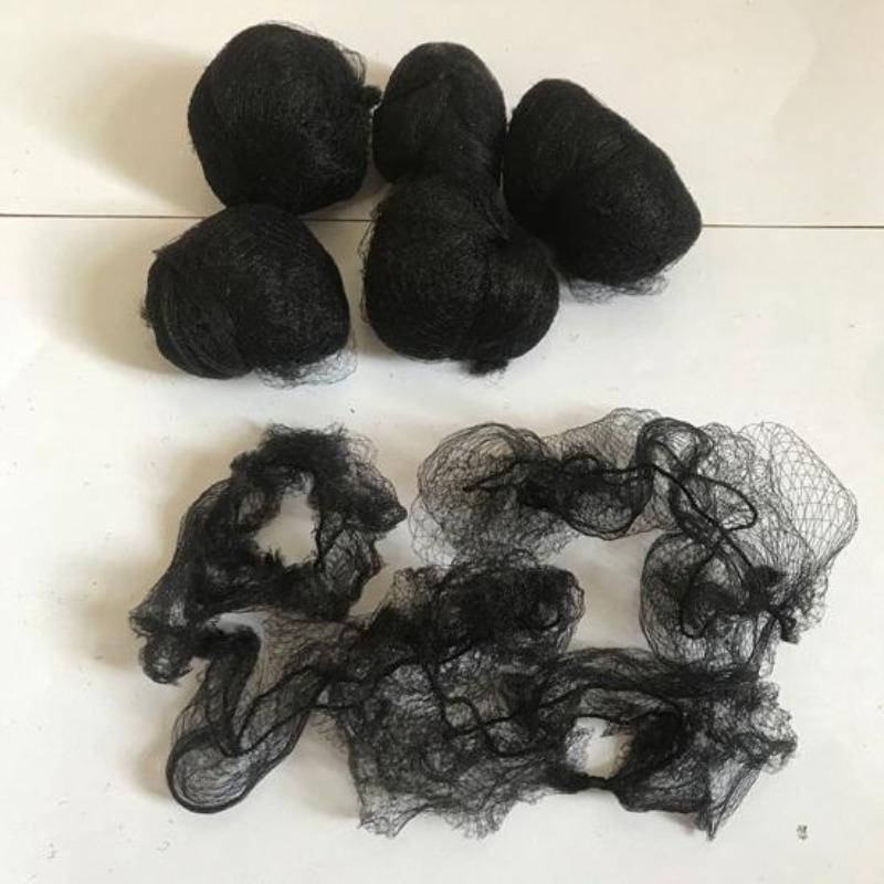 20Pcs Ballet Buns Hair Net 5MM Invisible Breathable Stretchy Nylon Women Girls Stewardess Nurse Bank Staff Hairbun Elastic Edge Mesh Cover