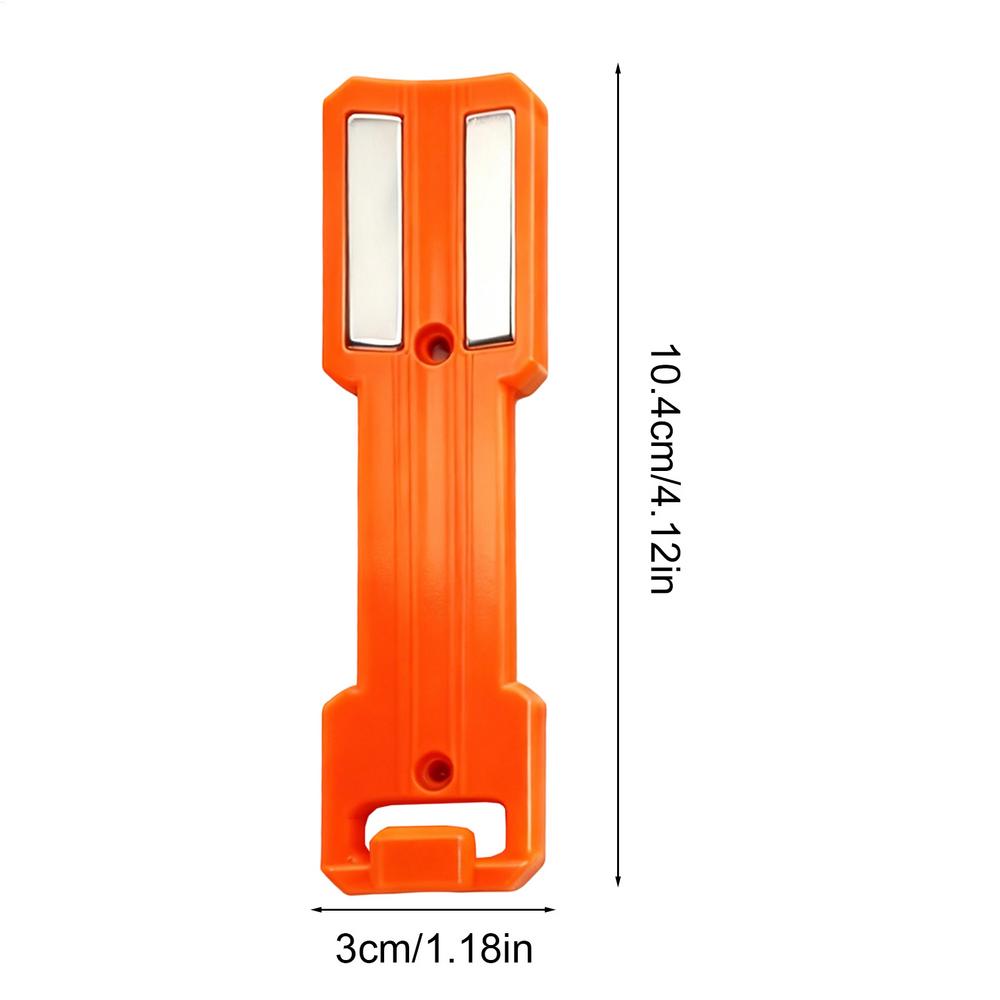 

Magnetic Aerosol Can Holder Spray Can Rack Tool-Free Installation Space Saving Organizer for Garage Workshop Kitchen Toolbox помаранчевий