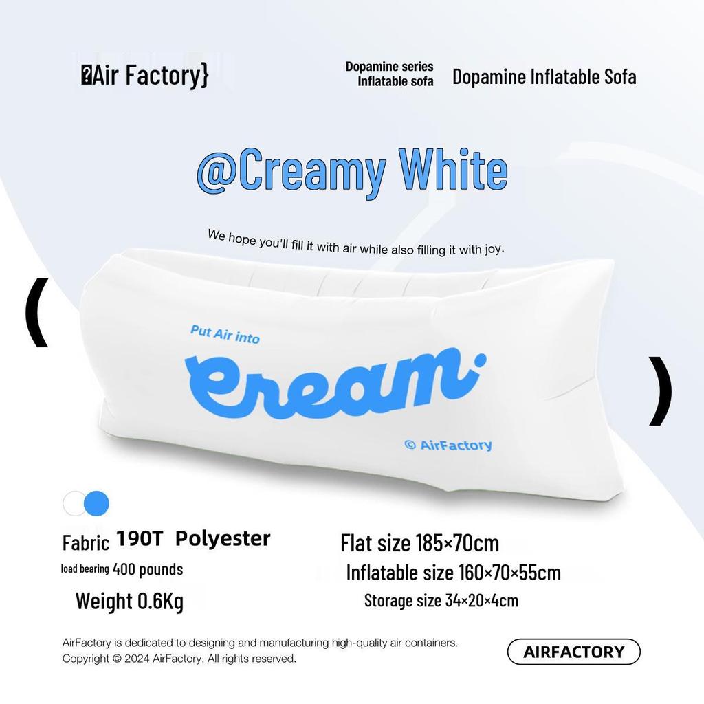 Portable Inflatable Sofa Bed for Outdoor Camping & Beach Lounging