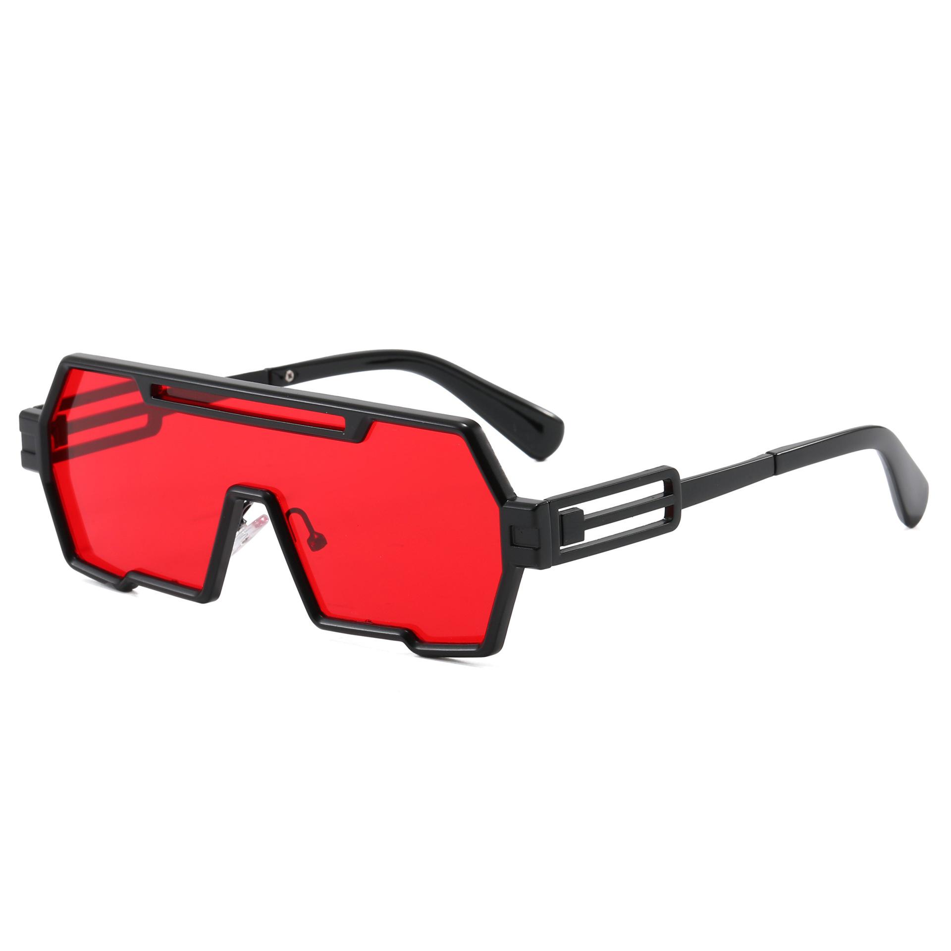 

Steampunk Retro Men s Irregular Polygon Sunglasses: High-End Street Style