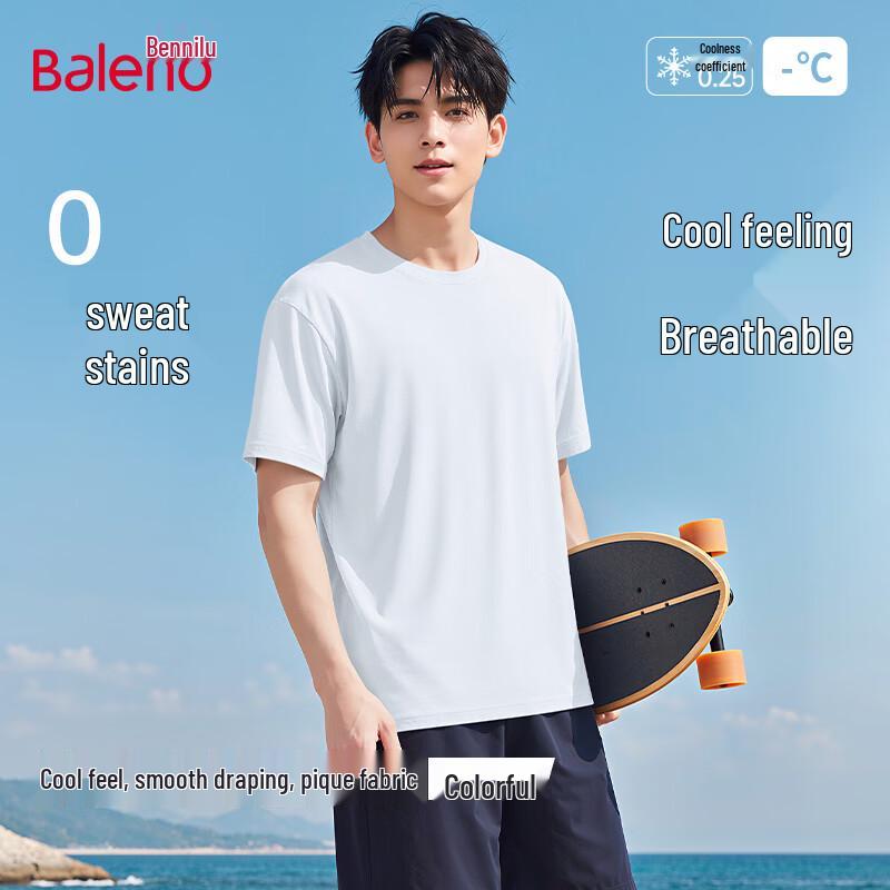 Baleno Men's Ice-Cool Short Sleeve T-Shirt