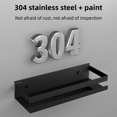 20-50cm Badezimmerregale Edelstahl Wandregal Wandmontage Duschaufbewahrungsregal Küchenzubehör Badezimmerzubehör