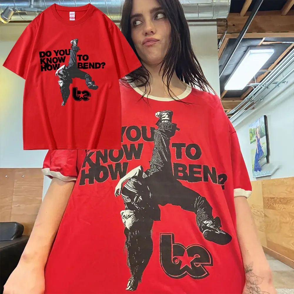 Fashion Pop Music T Shirts Hit Me Hard and Soft Do You Know To How Bend Same Style Print T-shirts Unisex