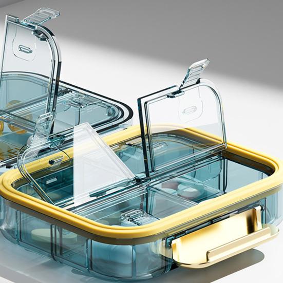 Box Secure Closure Moisture Dust Proof Portable Pill Eco-friendly Long Lifespan Mini Dispenser