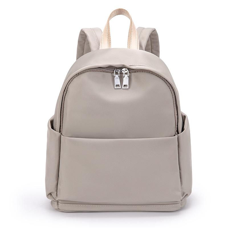Модный рюкзак из ткани Оксфорд женский весенний большой емкости сумка для отдыха и путешествий студенческий рюкзак хаки 4234₽