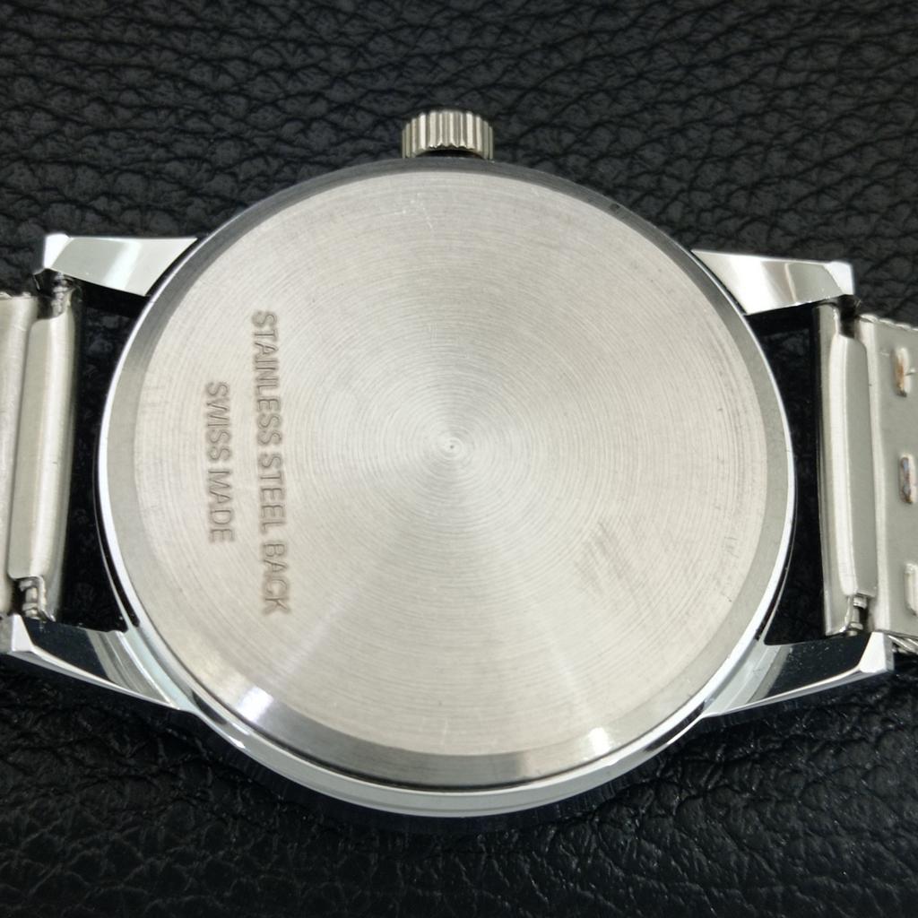 ВИНТАЖНЫЕ МУЖСКИЕ ЧАСЫ MONTINE SWISS С РУЧНЫМ ЗАВОДОМ, ОТРЕСТАВРИРОВАННЫЕ, БЕЛЫЙ ЦИФЕРБЛАТ a445187-1