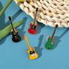 Musical Instrument Series Electric Guitar Violin Metal Enamel Brooch Fashion Personality Lapel Pin Badge Jewelry Gift for Friend