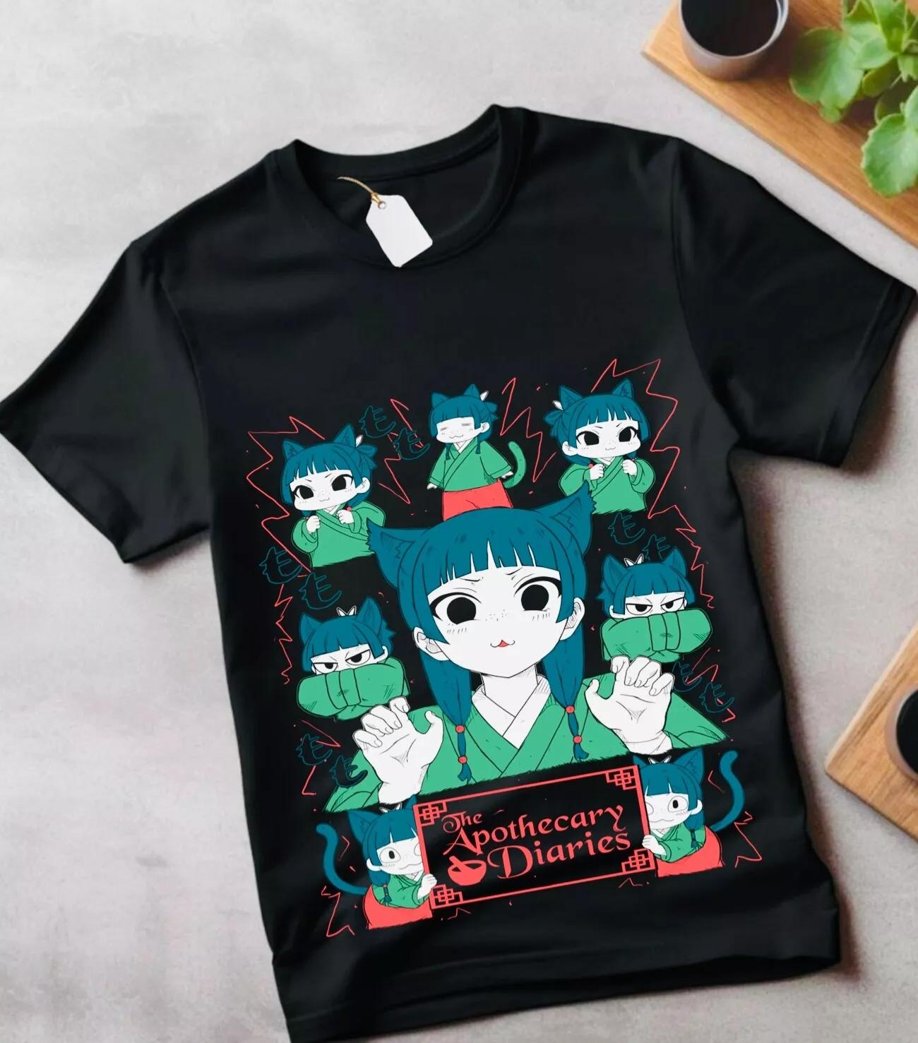 Маомао Дневники аптекаря Основная футболка Аниме подарок Футболка Все размеры 3XL
