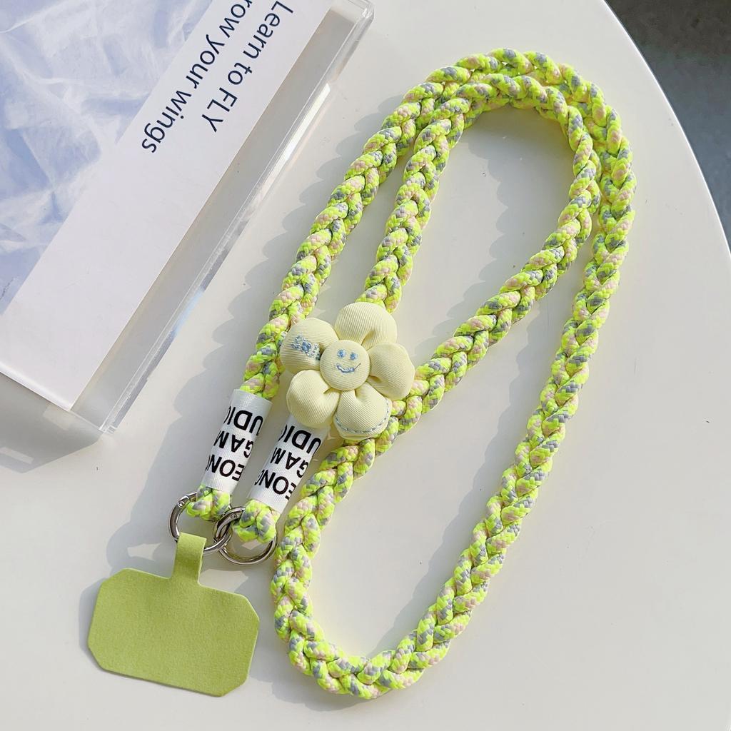 Can Be Carried Outdoor Mountaineering Mobile Phone Lanyard Women's Belts Woven Hanging Ornaments Anti Loss Lanyards Neck Strap