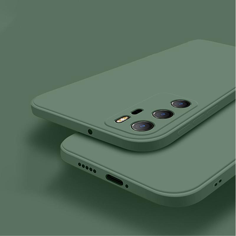 

Новый цветной жидкий силиконовый чехол для Samsung Galaxy S22 Plus S21 Ultra S20 FE S10 A73 A53 A13 A23 Note 20, чехол из мягкого ТПУ Samsung Galaxy S22 темно-зеленого