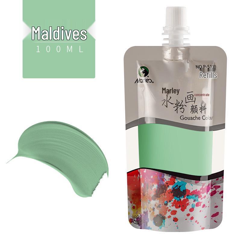 Mali Concentrated Gouache Paint Refill - Jelly Pigment for Art Exams