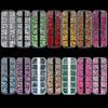 Nail Art 12 Grids Colorful Flatback  Gems Diy Manicure Decor 3D Nail Diamond For Makeup, Nails, And Crafts
