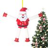 Telescopic Suction Cup Ornament Anti-stress Squeeze Ornament Santa Claus Snowman Gingerbread Man Elk Sensory Bellows Telescopic