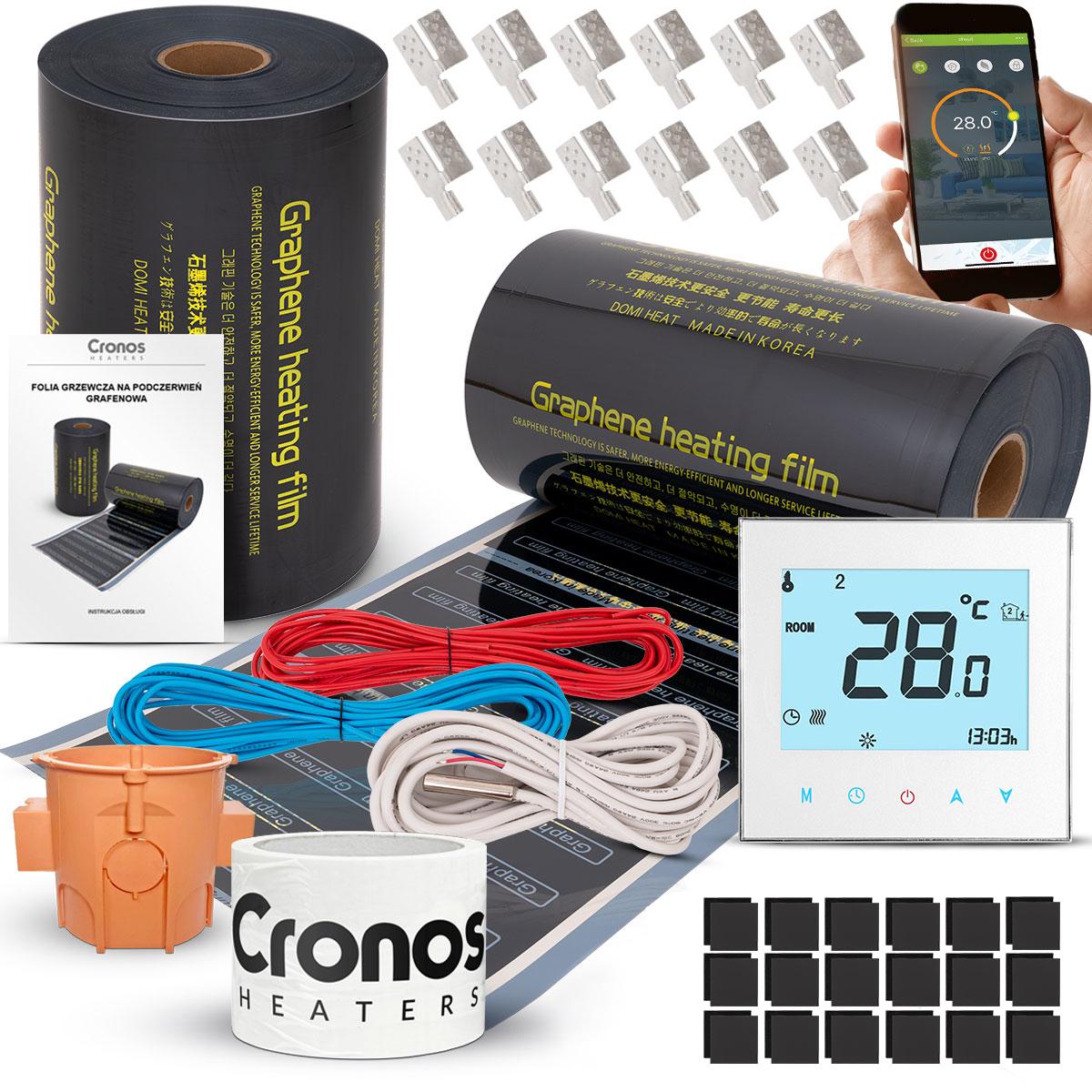 Zestaw Folia Grzewcza Ir Cronos Graphene