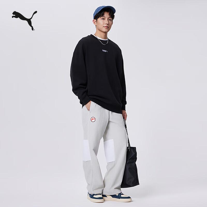 Puma 534365 Fleece Lined Oversize Crew Neck Sweatshirt