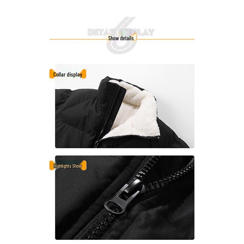 PLAYBOY Men's Winter Thickened Loose Puffer Jacket