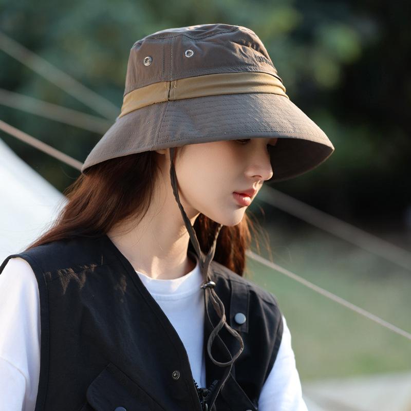 

Летняя новая быстросохнущая шляпа женская солнцезащитная шляпа летняя альпинистская шляпа-ведро для женщин ONE SIZE