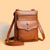 Crossbody Bag, Small Square Bag, Fashionable and Retro, Single-shoulder Coin Purse for Middle-aged and Elderly People