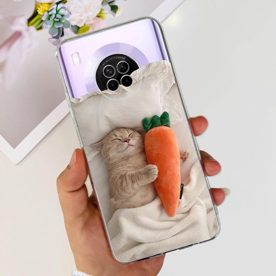 For Huawei Y9a Case Cover For Huawei FRL-22 FRL-23 FRL-L22 FRL-L23 Nova Y9a Phone Case Soft Silicone Clear Protection Funda Capa