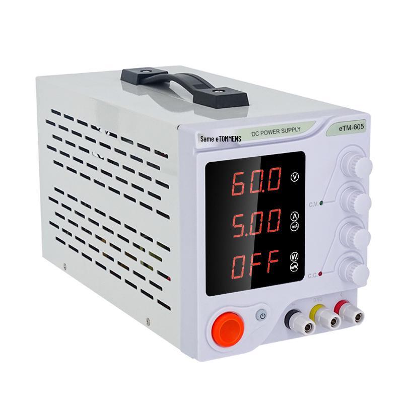 Adjustable DC Power Supply with Digital Display, Smart Temperature Control – Ideal for Electroplating, Repair, Testing, Charging, and Experiments