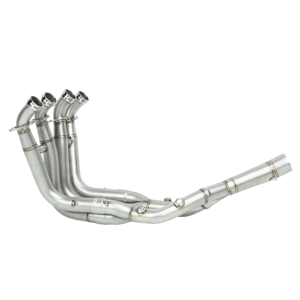 5PCS Exhaust Front Link Pipe Stainless Steel Better Heat Resistant Exhaust Pipe Replacement for S1000R S1000RR