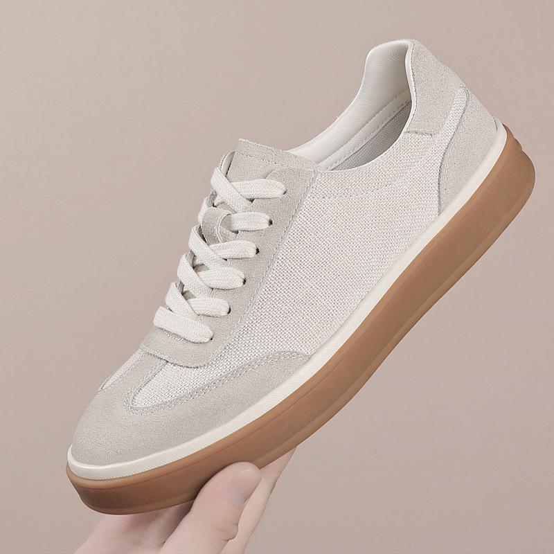 The First Layer of Cowhide Men's Hollow Breathable Punched Sandals Men's Casual Moral Training Shoes Men's Shoes