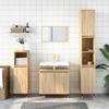 vidaXL Bathroom Cabinet Sonoma Oak 58x33x60 Cm Wood-based Panel