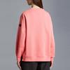 Moncler SS24 Embossed Logo Side Slit Long Sleeve Sweatshirt Women Sweatshirt Pink J10938G00006809KR416