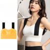 Gathering Bra Sports Vest Women's Summer with Chest Cushion Shock-absorbing Integrated Back Fitness Yoga Breast Collection Underwear