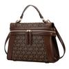 Retro Letter Printed Women's Bag New Style Versatile One Shoulder Crossbody Small Square Bag Commuter Bag Handbag Trendy
