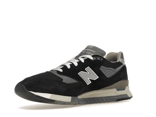 New Balance 998 Made in USA Low Black Silver - U998BL